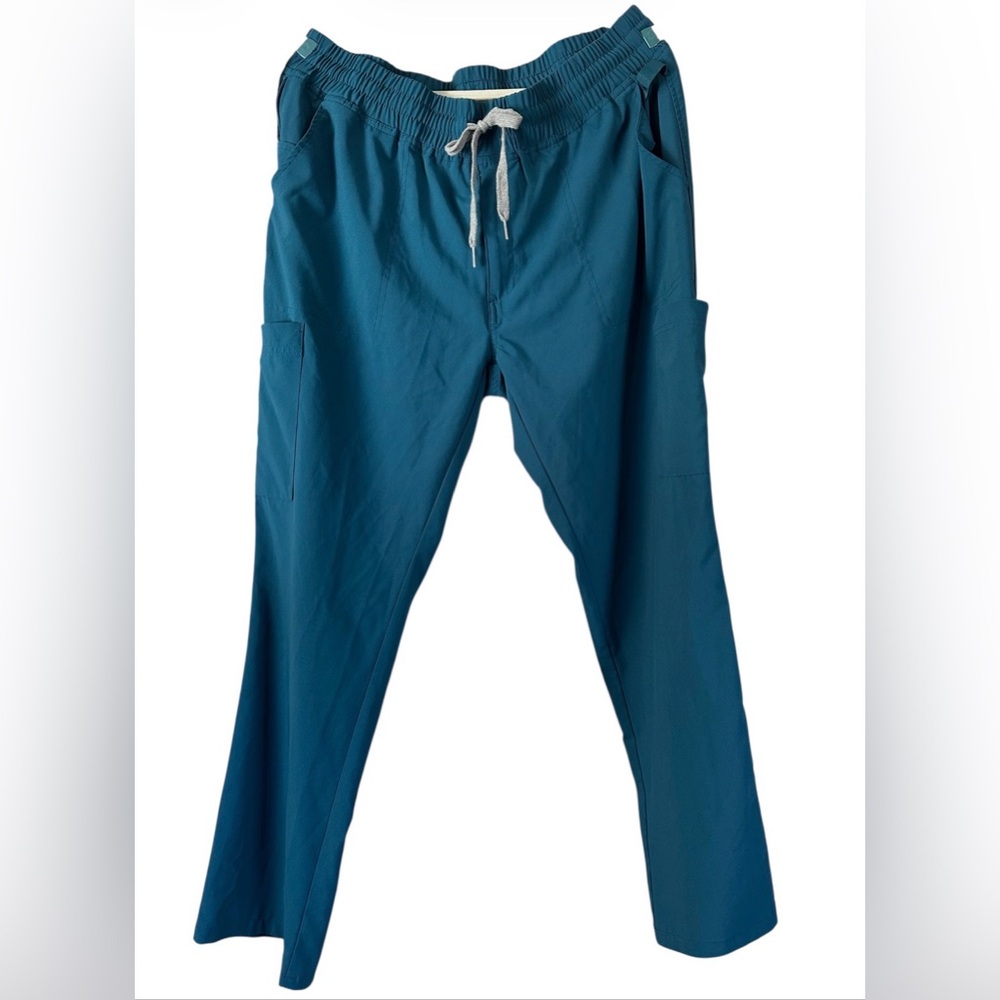 WonderWink Teal Drawstring Utility Joggers